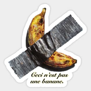 This Is Not A Banana Sticker